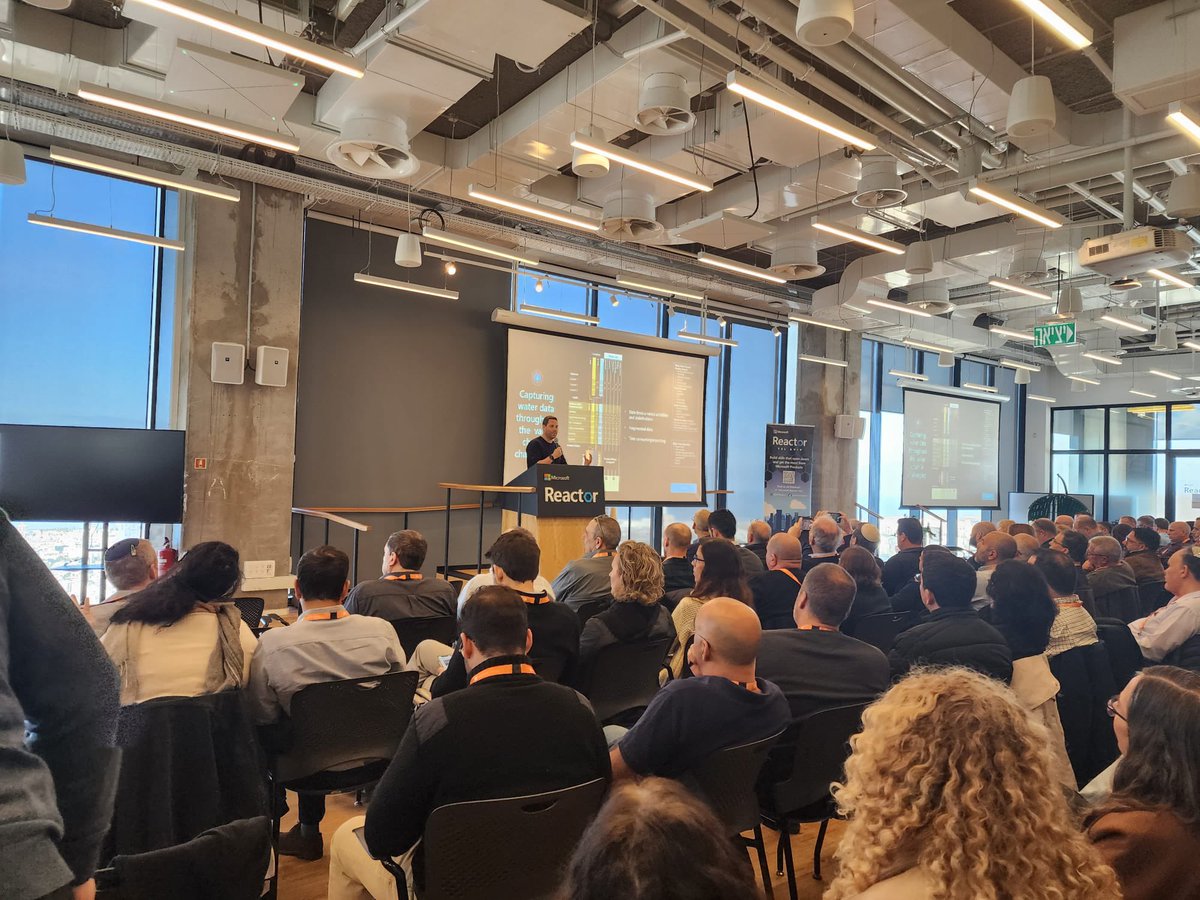 adir_ron's tweet photo. It was a great honor to speak about @msft4startups Water Tech initiatives alongside some amazing speakers and startups from the sustainability ecosystem in Israel https://t.co/CdSPf7ByhO