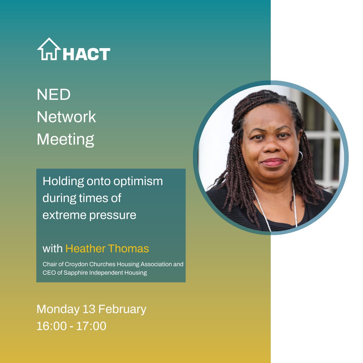 HACThousing's tweet photo. Boards are facing added challenges due to the #CostOfLivingCrisis & the #NHSCrisis. 'Holding onto optimism during times of extreme pressure' is the focus for Monday's #NEDNetwork lead by Heather Thomas, Chair of @OfficialCCHA & CEO of @sih_uk
Register - https://t.co/6Y6hYzAsj2 https://t.co/ATFua6oUUn