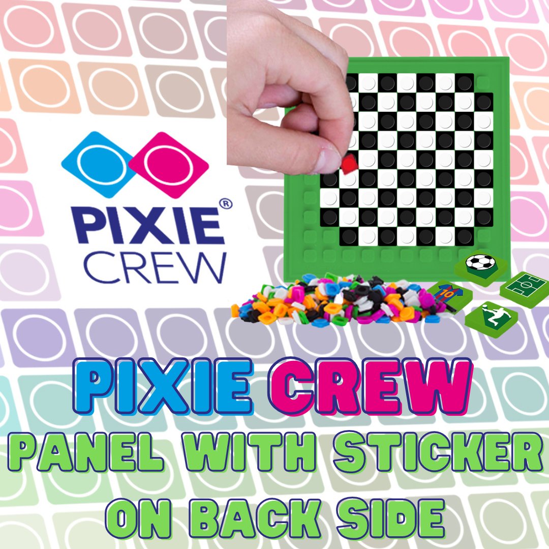 MilanGaba's tweet image. The PIXIE CREW panel with a sticker on the back gives us unlimited options to decorate any flat surface, and get the PIXIE CREW item of our own. Be creative and use it your own way, and use our free set of pixels to create your own 8-bit picture, and personalize.#PIXIECREW #Decor