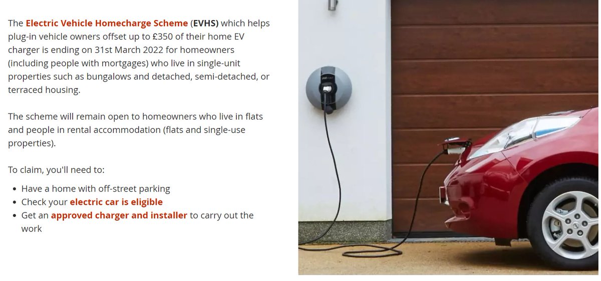 Nagsman12's tweet photo. And when you have bought your car (with help from HMG) they will give you some more money towards a home "plug-in"
That's Tory levelling up for you. https://t.co/nX3ibTcVj2