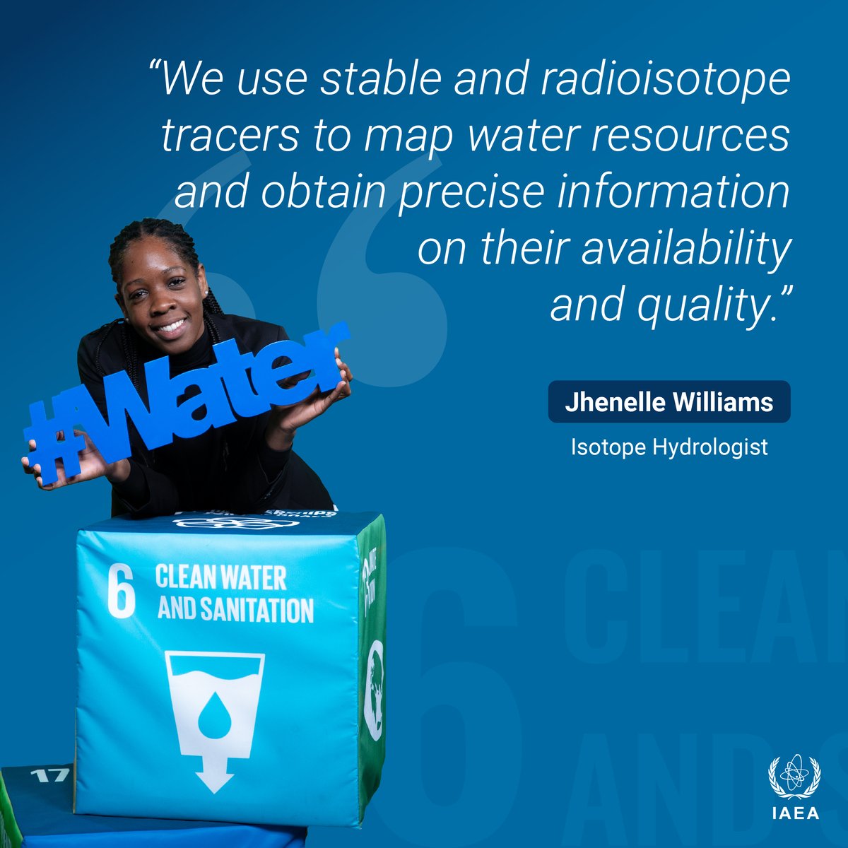 iaeaorg's tweet photo. 👩🏻‍🔬👩🏾‍🔬 Did you know? Women account for less than 30% of the 🌍’s scientists and researchers.

For #WomeninScience day tmrw, let’s hear what IAEA women scientists &amp; colleagues say about how nuclear science contributes to sustainable and equitable development for the #GlobalGoals. https://t.co/nsvmTZn8gD