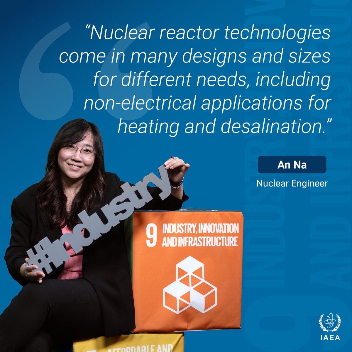 iaeaorg's tweet photo. 👩🏻‍🔬👩🏾‍🔬 Did you know? Women account for less than 30% of the 🌍’s scientists and researchers.

For #WomeninScience day tmrw, let’s hear what IAEA women scientists &amp; colleagues say about how nuclear science contributes to sustainable and equitable development for the #GlobalGoals. https://t.co/nsvmTZn8gD