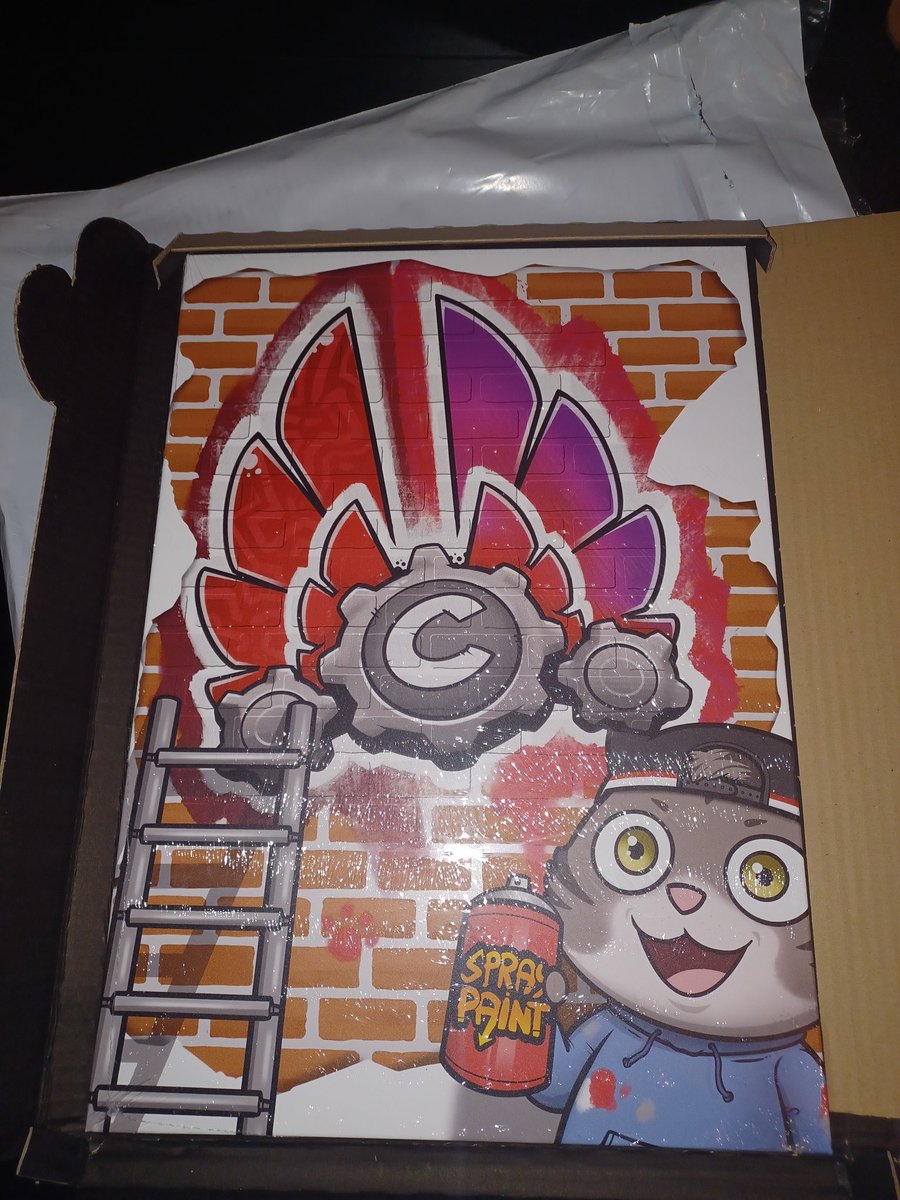 spicy_pandaa's tweet photo. Woke up today with a present from my lovely wife to be @ohsoKarma. It's @CohhCarnage amazing #displate ! One hell of a way to wake up. I even moved my Limited edition Geralt displate to fit it in. https://t.co/GPLkPU22fK