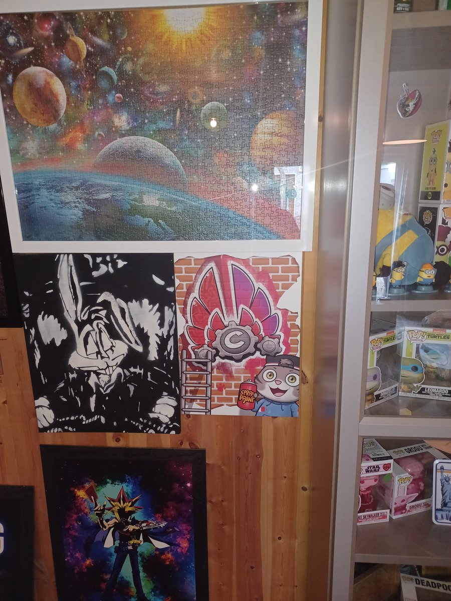 spicy_pandaa's tweet photo. Woke up today with a present from my lovely wife to be @ohsoKarma. It's @CohhCarnage amazing #displate ! One hell of a way to wake up. I even moved my Limited edition Geralt displate to fit it in. https://t.co/GPLkPU22fK