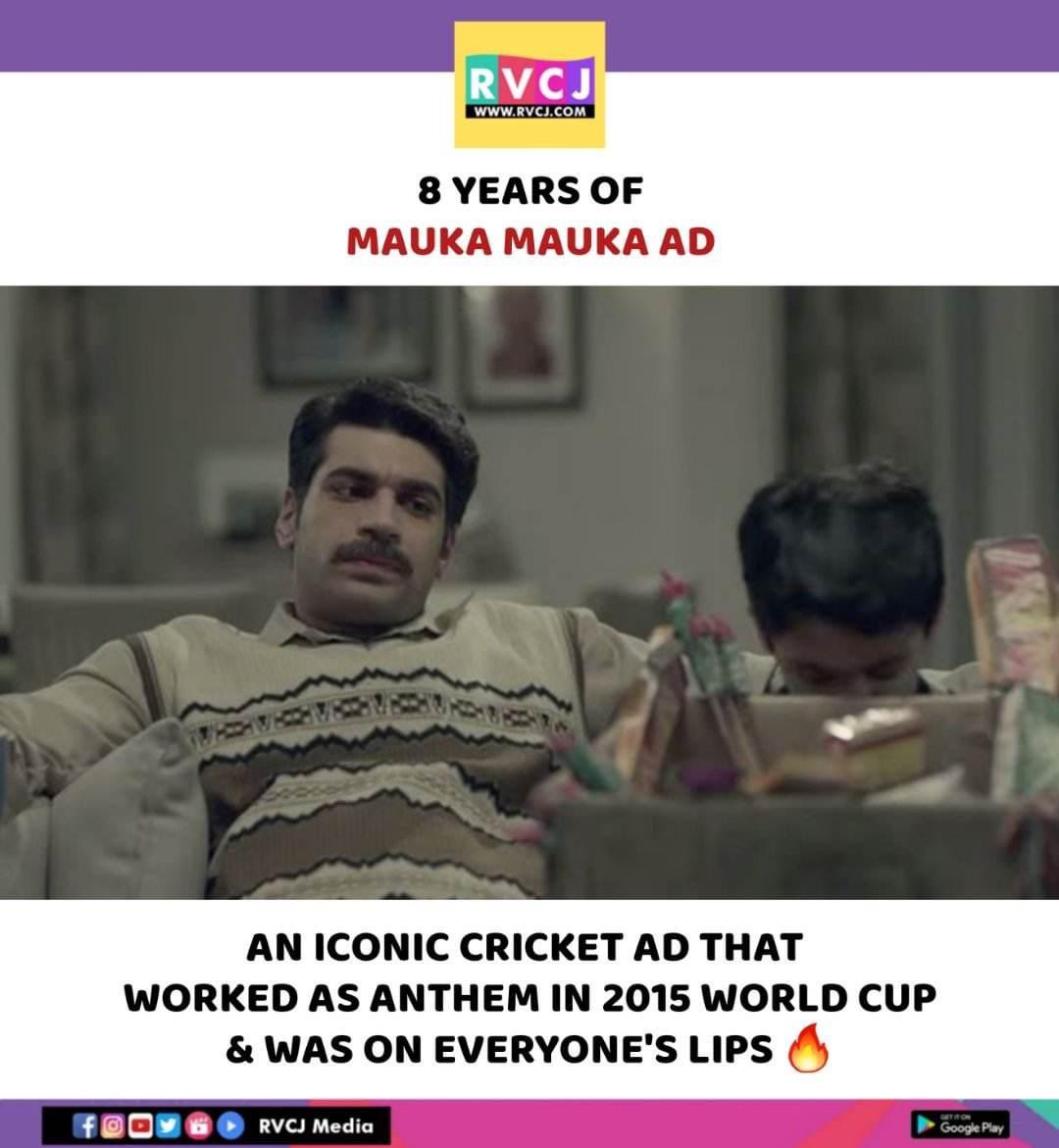 Iconic Ad!
#maukamauka #2015worldcup #ad #rvcjmovies