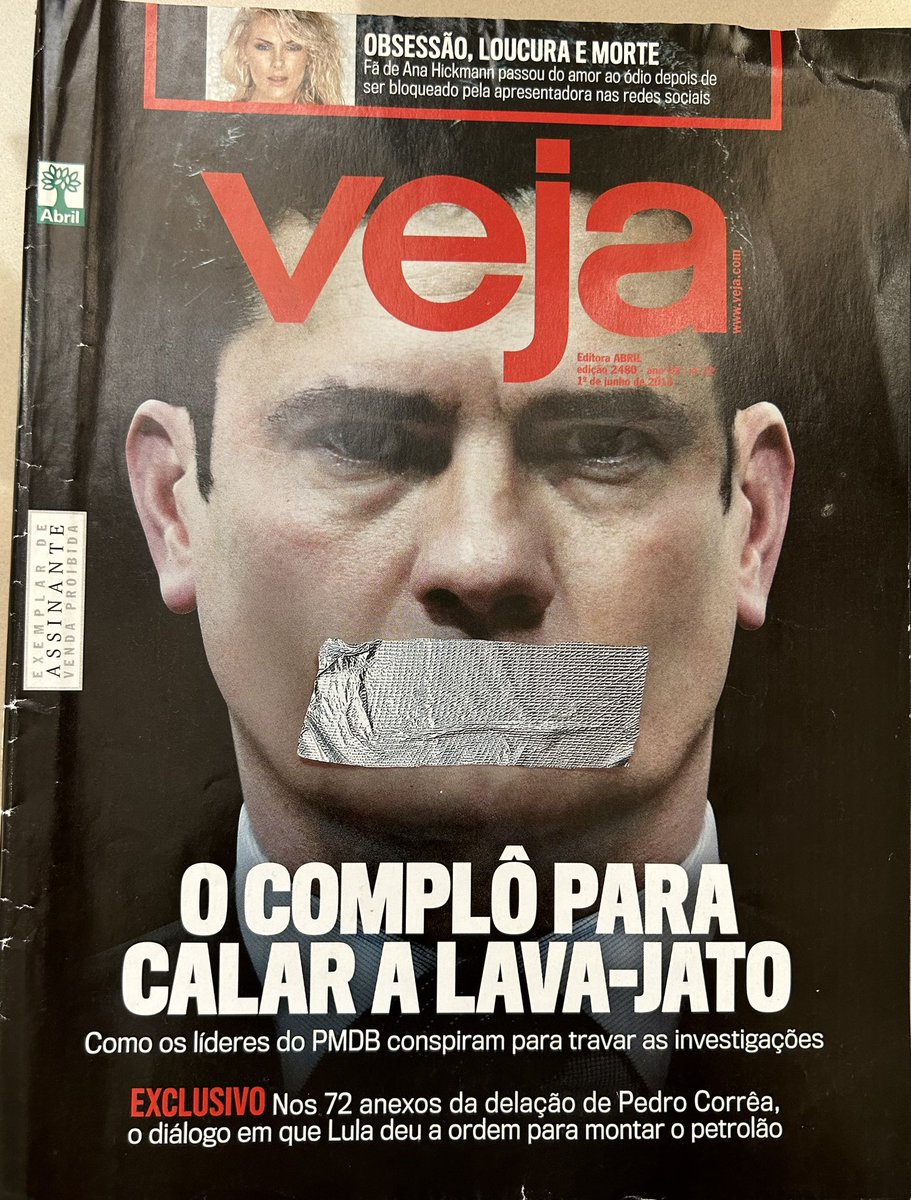 diegoweis's tweet photo. Revista Veja. Edição 2.480, junho de 2016. Eles conseguiram. https://t.co/1sRl9GUcIM