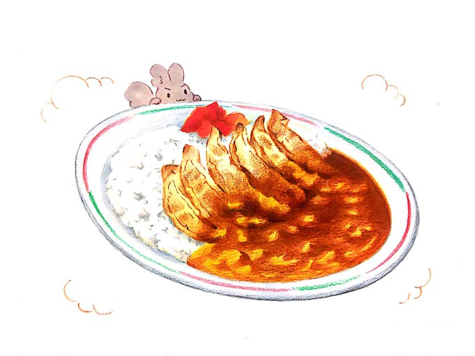 みよしののぎょうざカレーが食べたい気分なので約5年前に描いたイラストをば。フォーエバーみよしの 