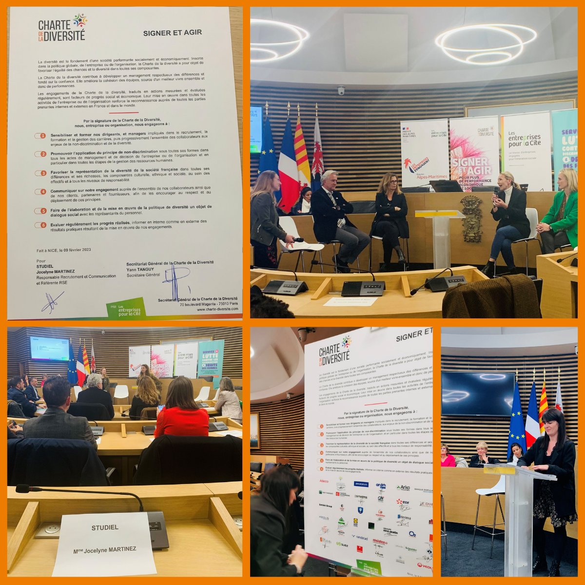 Nous sommes très fiers chez <a href="/Studielgroup/">Groupe STUDIEL 🚀</a> d'être signataire de la Charte de la diversité !
Hier soir, nous faisions partie des 38 entreprises à s'engager. Un symbole, 15 ans après notre première signature! #chartedeladiversité #inclusion #engagement #nondiscrimination