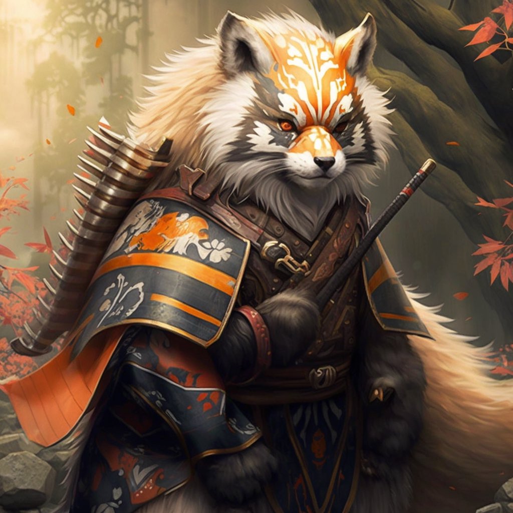 iA x Samuraï Panda Fox 🍁🦊🐼🥢

#iA #Ai #AIArt #midjourney #midjourneyAi #midjourneyV4 #midjourneyart #midjourneyartwork #Art #PP #Wallpaper #panda #fox #samurai #automn