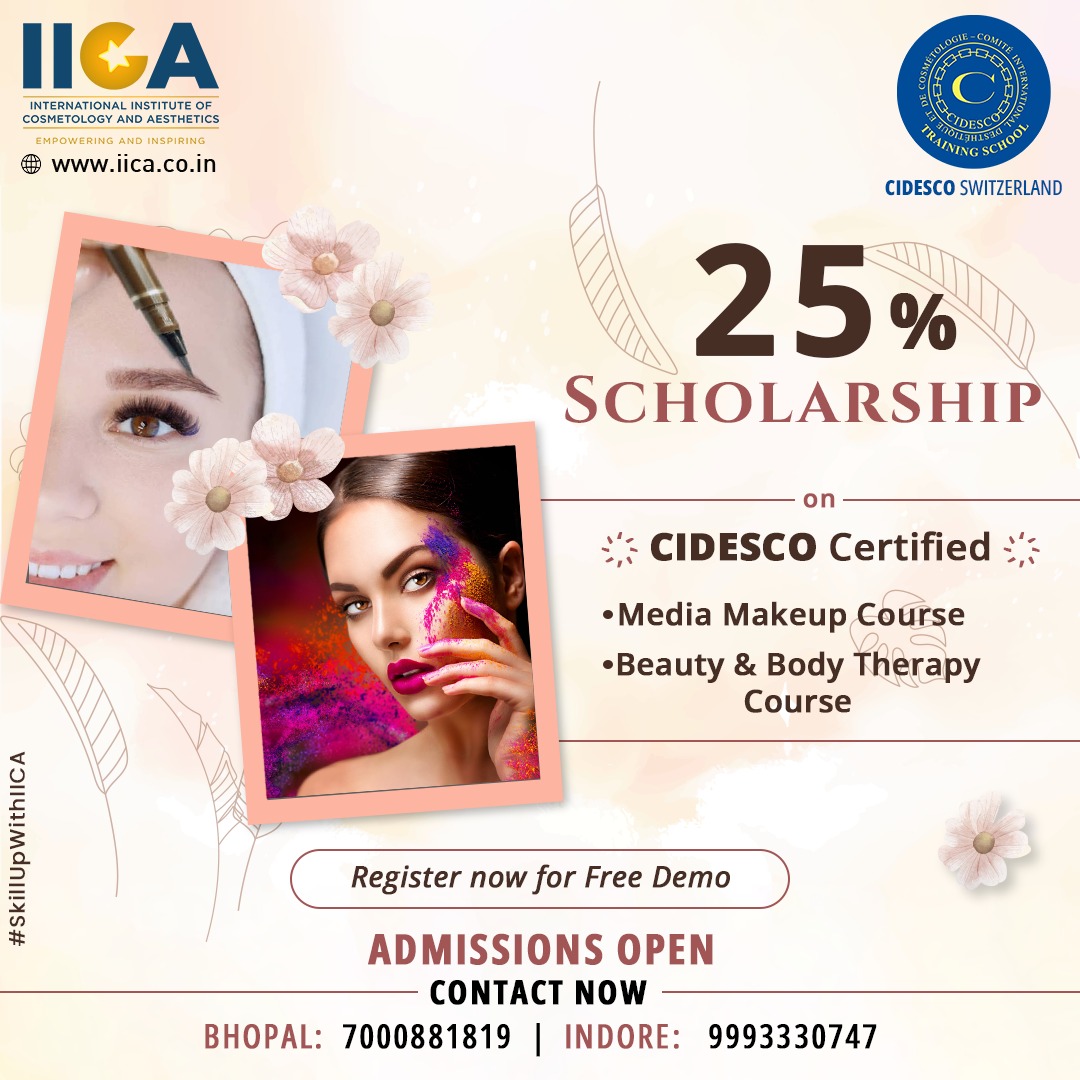 Join us for Media Makeup and Beauty & Body Therapy Courses and get an International certification now!

#makeupartist #makeupclass #professionalmakeupcourse #skincare #cosmetology #beautycourse #makeup #makeuptutorial #cidescointernational #cidescocertification #mua