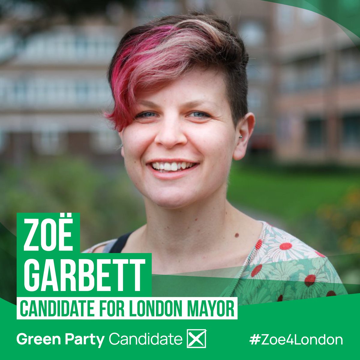 Sian Berry on Twitter "Zoë is going to be such a fantastic Green