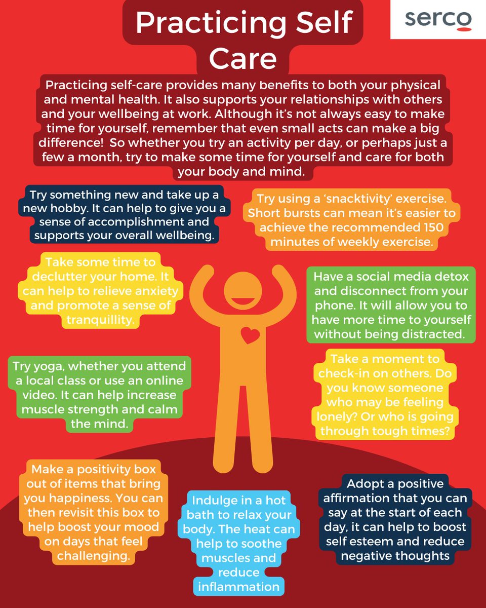 SercoEducation's tweet photo. To end the fantastic National Apprentice Week 2023 our Head of Education, Anne Thomas has shared nine self-care tips to our apprenticeship learners.

It has been another great #NAW2023 , thank you to everyone who has been involved!

#Apprenticeship #selfcare https://t.co/FwV45V5M1d