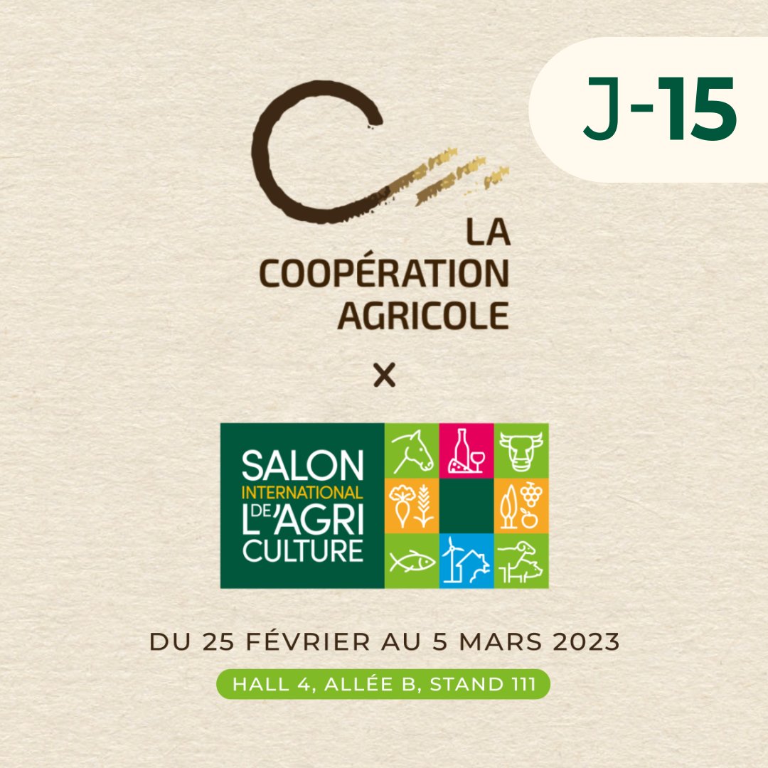 lacoopagricole's tweet photo. @VigneronsBuzet @ChargeDom @FlorencePradier @Credit_Agricole @GroupeGroupama @LaVieGroupama @BoyerNathalie3 @assoOREE @GroupeEven @terrenacoop #SIA2023LCA | J-15 🥳
Le @Salondelagri, c'est dans 15 jours ! Mais souvenez-vous l'an passé, nous avions remis les #TropheesDesSolutions ���� Voici un petit retour en arrière sur nos 4 catégories :
👉 #Agroécologie
👉 #Decarbonation
👉 #EconomieCicrulaire
👉 #CooperativeSolidaire https://t.co/bHgjMyLqnt