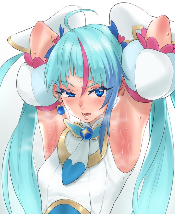 雪降って寒いから熱々の腋であっためてほしい 