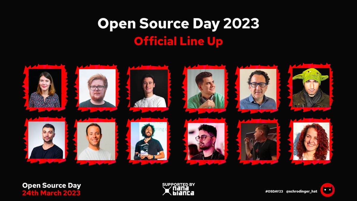 schrodinger_hat's tweet photo. [2/3] The lineup for the #OpenSourceDay2023 continues...

@liran_tal 
@jasondellaluce 
@zuc
@matteocollina 
@MicheleRivaCode 
@_rafaelgss 
@s_sensini 

Do you want to know which talks they will bring at the conference? Just go here => https://t.co/y7OU3vIlJw https://t.co/BacTtTpA8o