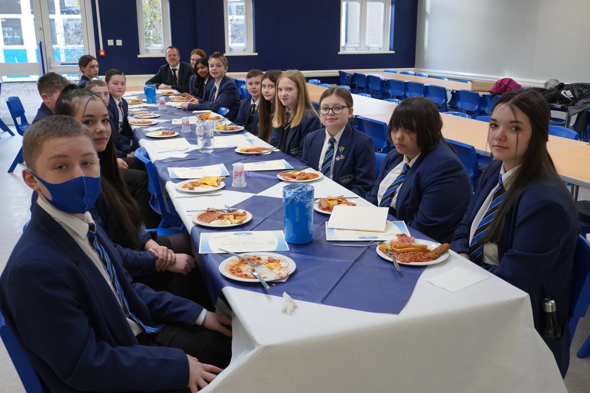 CheadleAcademy's tweet photo. A fantastic rewards breakfast celebrating the hard work of our students over the past half term. 

Well done to all our students! https://t.co/B7vicBtt3L