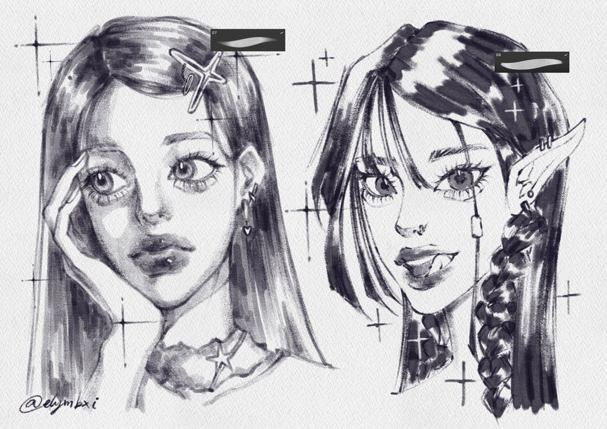 Pls rt
✨แจกบรัชร่างกับตัดเส้นของ procreate ค่า👇🏻

บรัชที่แจกมี 2 บรัชนะคะ 02 กับ 05 ลองโหลดไปใช้กันดูน้า

⚠️บรัชฟรีไม่อนุญาตให้ใช้เชิงพาณิชย์นะคะ
#แจกบรัช #แจกบรัชprocreate #บรัชprocreate #procreatebrush #แจกpng #procreate #ขายบรัชprocreate