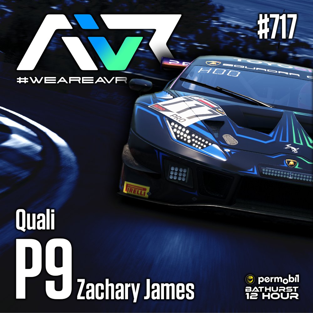 / / TOP TEN SHOOTOUT / /

Congratulations to the No.818 AVR BMW and in particular <a href="/Sm1thy_333/">Zachary Smith</a> who will start from P1 in tomorrow's <a href="/raceoctane/">Octane Online Racing #OOR</a> Bathurst 12hr.

<a href="/LHR_A_Laurenson/">LHR || A Laurenson</a> was able to put the No.919 in P3 and <a href="/captainogold/">captainogold</a> after a late call up put the Lamborghini in P9!