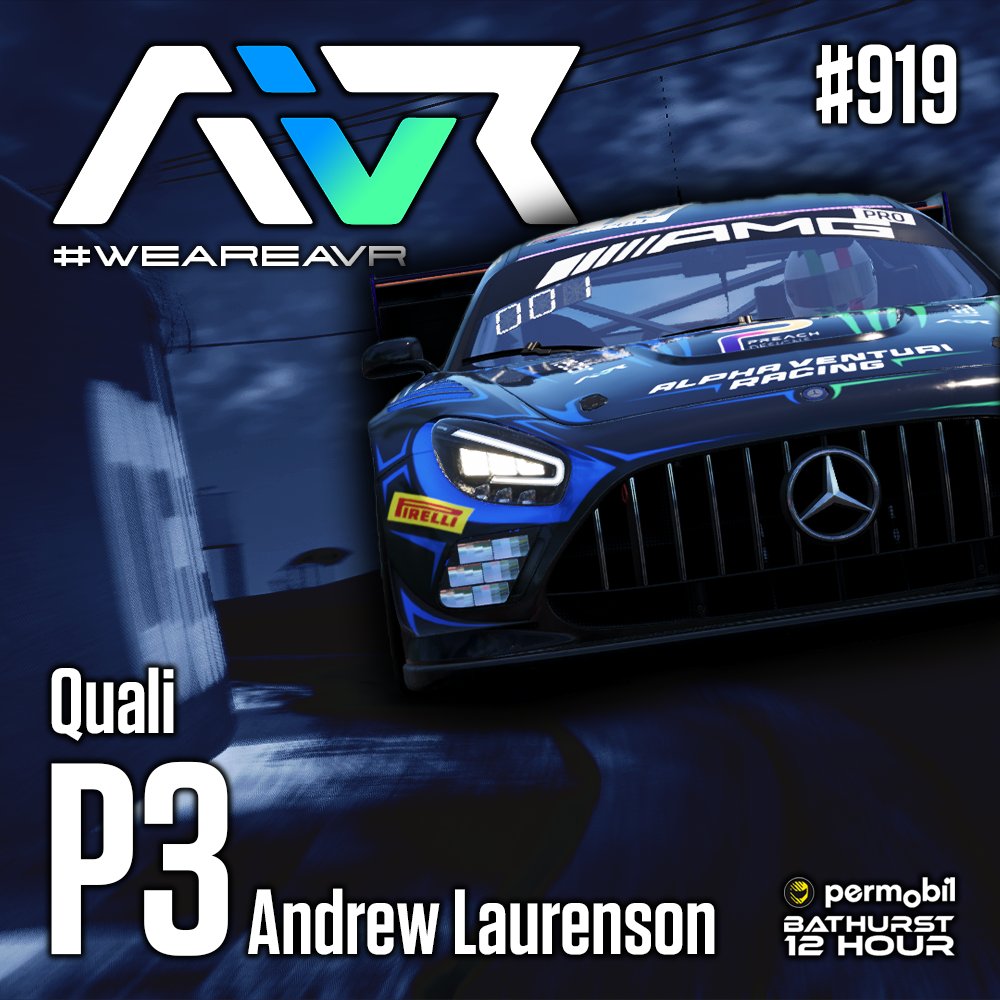 AlphaVenturi_'s tweet photo. / / TOP TEN SHOOTOUT / /

Congratulations to the No.818 AVR BMW and in particular @Sm1thy_333 who will start from P1 in tomorrow's @raceoctane Bathurst 12hr.

@LHR_A_Laurenson was able to put the No.919 in P3 and @captainogold after a late call up put the Lamborghini in P9! https://t.co/BHKeRxTRie