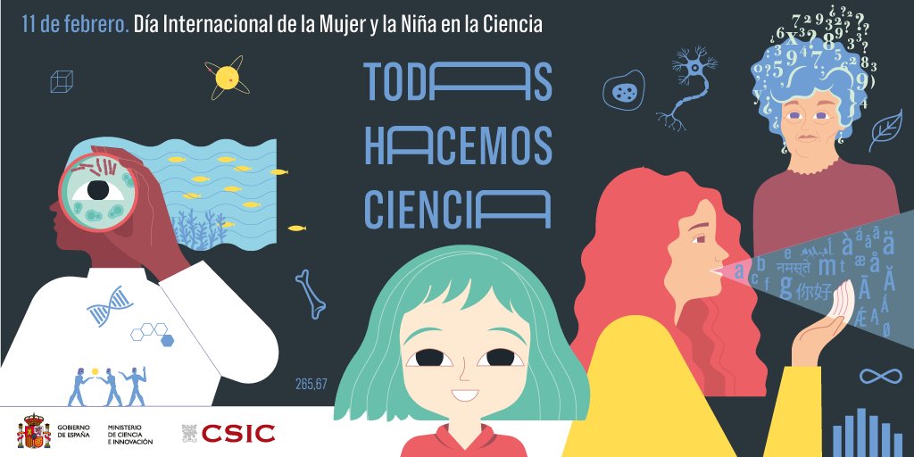 El #11F se celebra el Día Internacional de las Mujeres y las Niñas en la Ciencia. En el CSIC lo celebramos con más de 180 actividades para visibilizar la contribución de las mujeres al conocimiento y fomentar las vocaciones. #TodasHacemosCiencia 
➡️ bit.ly/40MKY4o