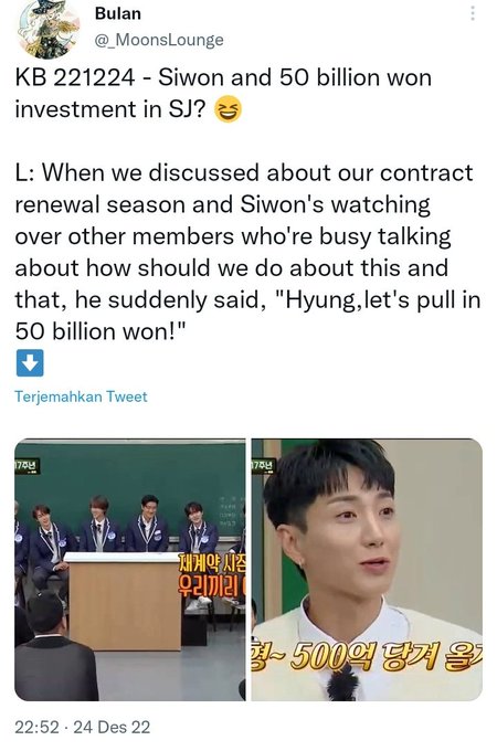 windanions's tweet photo. Terima kasih buat kerja keras Bpk Leeteuk dan para investor sampai Label SJ bisa lahir. Semoga kita bisa tetap bertahan dan berjuang ditengah-tengah masalah ini. https://t.co/wSuz5Ob9NE