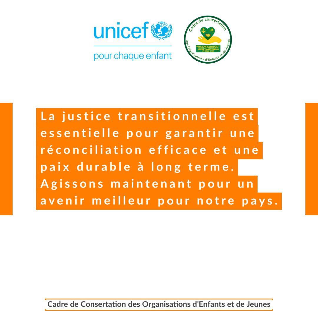 Penda_ty's tweet photo. #cadredeconcertation
#JusticeTransitionnelle
#CVJR
#PBF
#UNICEF
#CCNEJ https://t.co/AEigGwYamC
