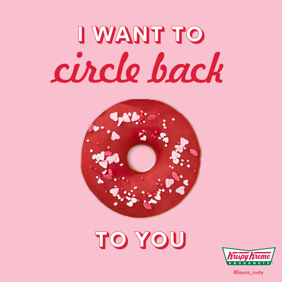 I want to circle back to you 🍩❤️

<a href="/OneMinuteBriefs/">One Minute Briefs ⏱️</a> <a href="/krispykremeUK/">Krispy Kreme UK</a> #JoyUnboxed  #ValentinesDay