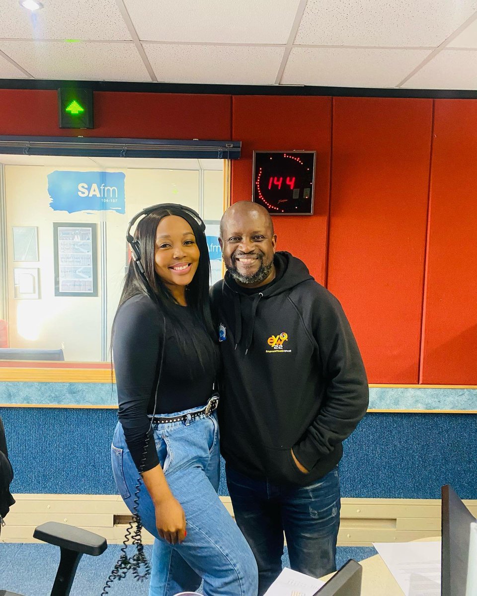 SAfmRadio's tweet image. In studio Author and Relationship Coach @lindayende is in conversation with @Sechaba_G as they discuss the struggle of jealousy and when does it get dangerous for your relationship. 

Send us your experience #SAfmLivingRedefined
Call: 0860002032
SMS: 41391
WhatsApp: 061 410 4107