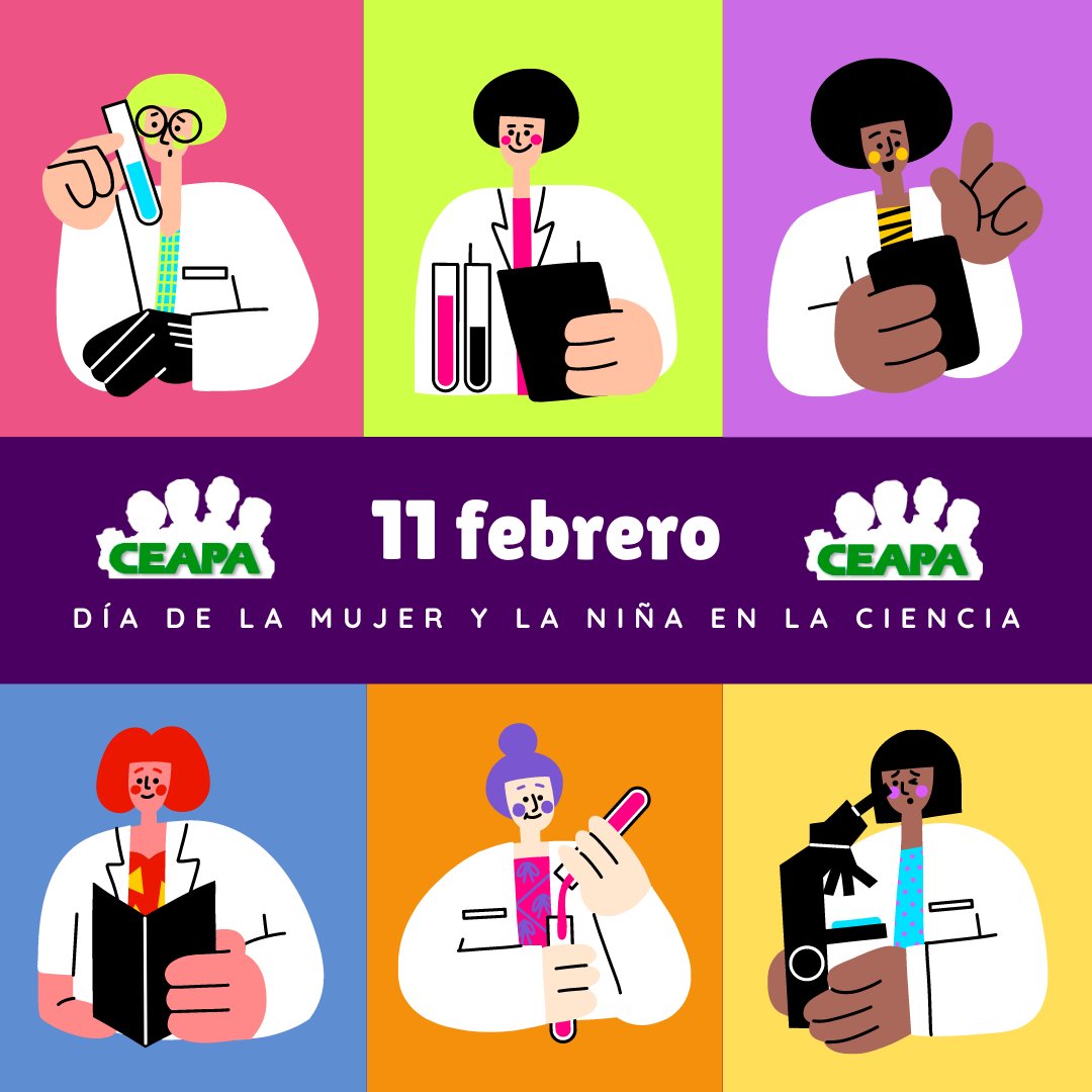 Sigamos luchando por una educación que ayude a todas las niñas del mundo que sueñan con ser científicas a conseguir su sueño  👩‍🔬 💪

¡Feliz #DíaMujerYNiñaEnCiencia! 💚 

#mujeryciencia #11F #DiaMujerYNinaEnCiencia