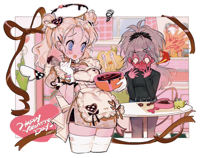 すうぃちゃんてづくりバレンタイン 