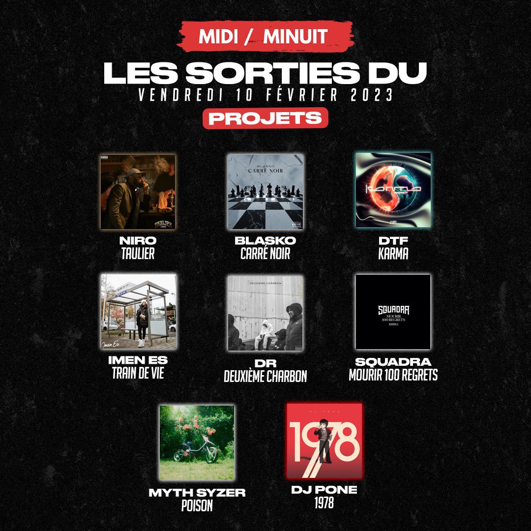 Midi/Minuit tweet media