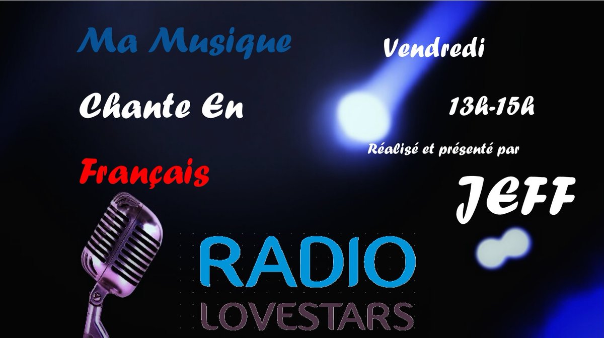 Rendez vous à 13h avec Jeff qui vous présente "ma musique chante en français". Deux heures avec le meilleur de la chanson française.
radiolovestars.com