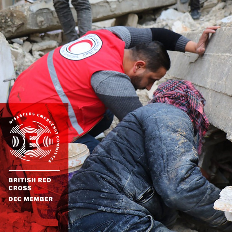 BritishRedCross's tweet photo. We know it’s easy to feel powerless. But you can help, families in #Turkey and #Syria right now. At this critical time, any donation you can afford will make a difference. #DEC #BritishRedCross