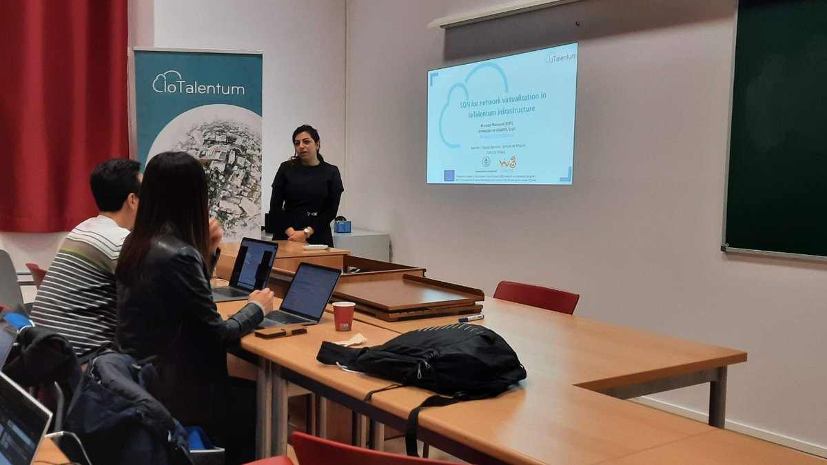 IoTalentum's tweet photo. Yesterday, we ended the fifth #IoTalentum Network Meeting!

Our #ESR Mohammadreza, Maryam, Liesbeth, Hafiza, Francesco, Mieszko, Carlos, Muhammad, Mahmoud, Ubaid, Sebastian and Danny presented their #researchprojects.

#training #network #internetofthings #MSCActions https://t.co/hO05h5VYUX