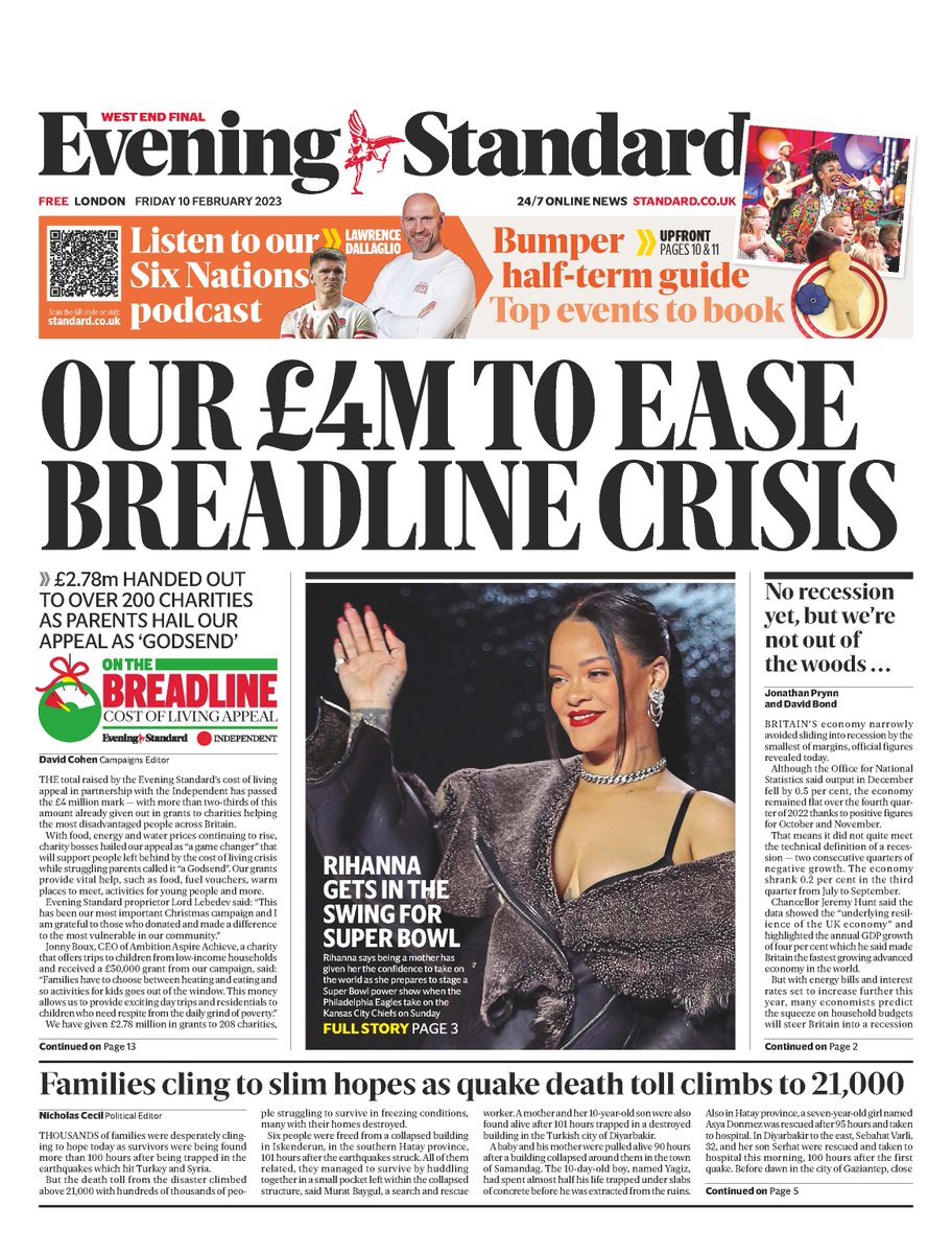 mrevgenylebedev's tweet photo. Thank you for the generous donations during our #OnTheBreadline campaign. We've passed the £4m mark! Thanks to @comicrelief and @ChildhoodTrust , as of today, we have given out £2.78M in grants to 208 charities that are making the biggest difference to those who need it most. https://t.co/UmOD0W9OcO