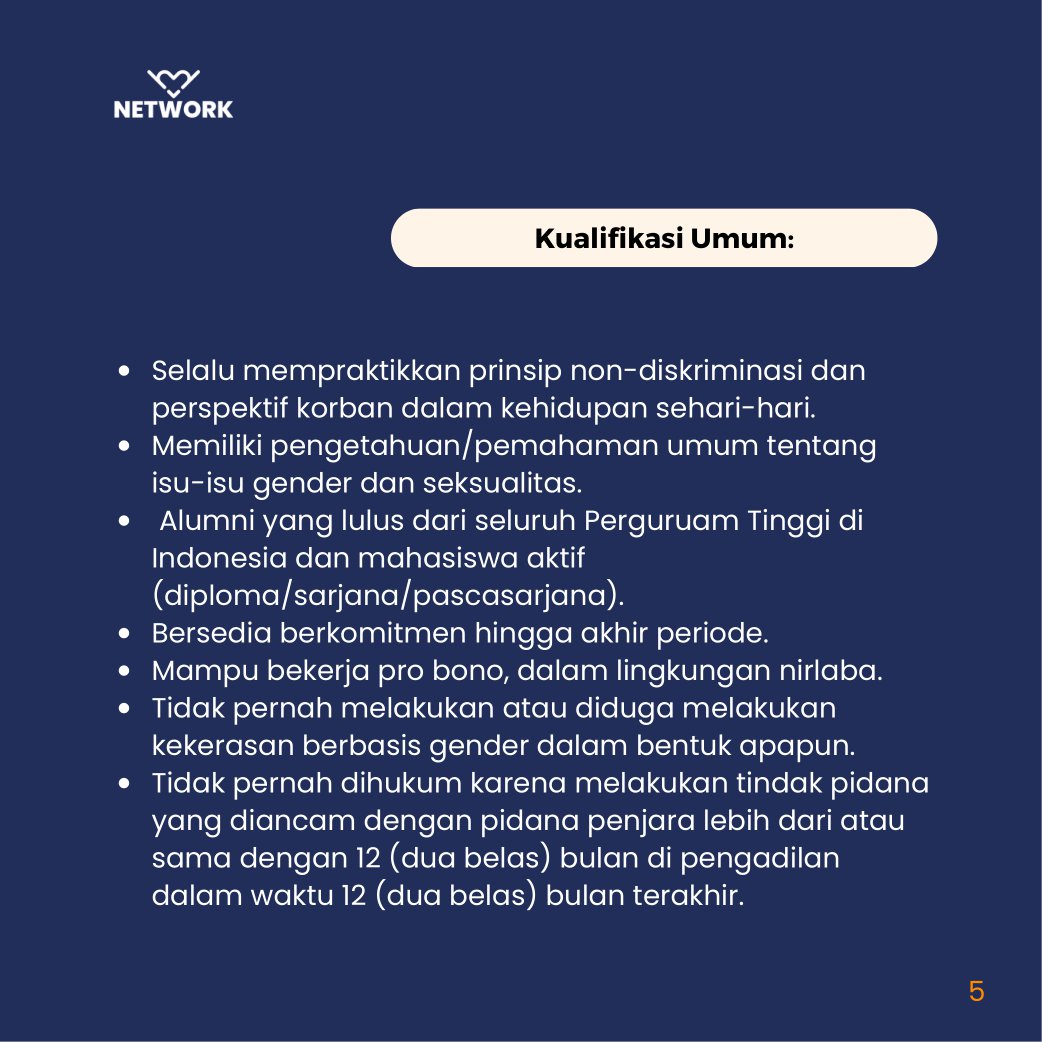 HopeHelpsNet's tweet photo. Berikut informasi detail mengenai rekrutmen terbuka HopeHelps Network tahun ini! 💛 https://t.co/GhaqDbirvB
