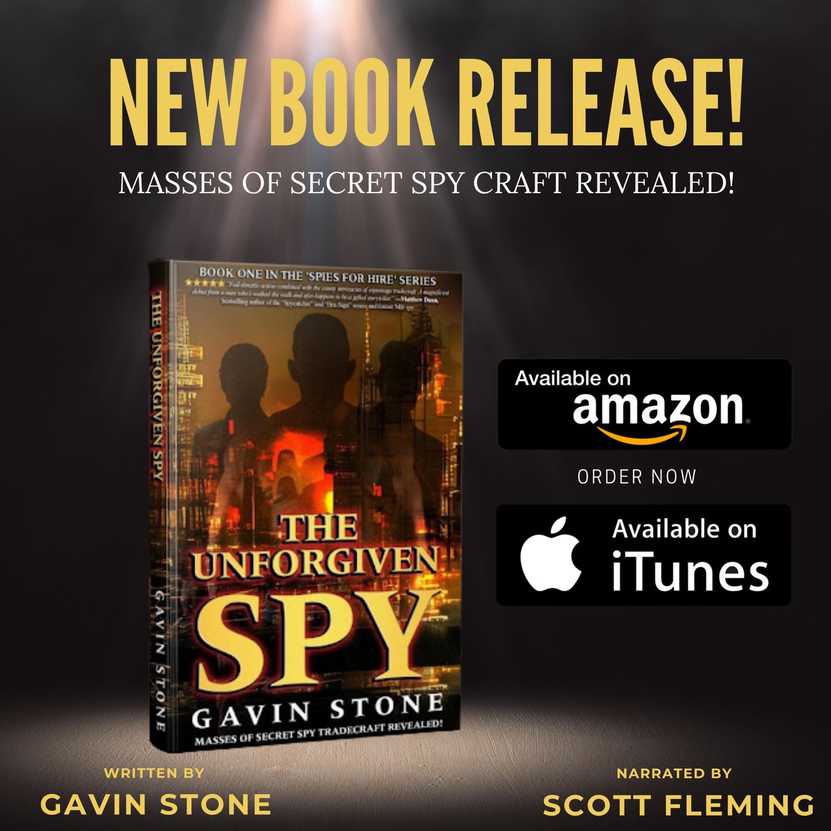amazon.com/Unforg.../dp/B…...
The Audiobook is out now! I'm so excited, Scott Fleming did an amazing job and he definitely deserves praise for the fantastic work he out in
#spies #SpiesInDisguise #spiesforhire #spyxfamily #theunforgivenspy #spyxfamily #gavinstone #Spyscape