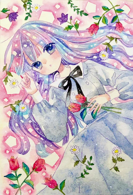 微睡む  #イラスト #illustration