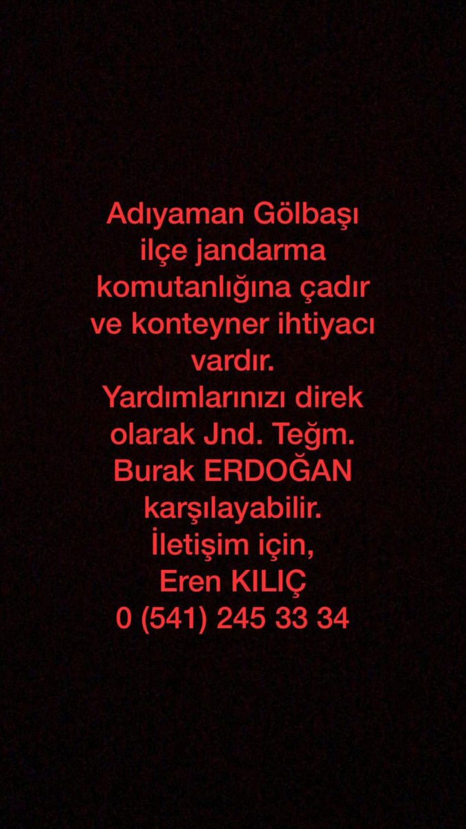HAYKOCPQN's tweet photo. Adıyaman Jandarma Gölbaşı ilçe Jandarma komutanlığından gelen bilgidir. https://t.co/SBKvkFM54w