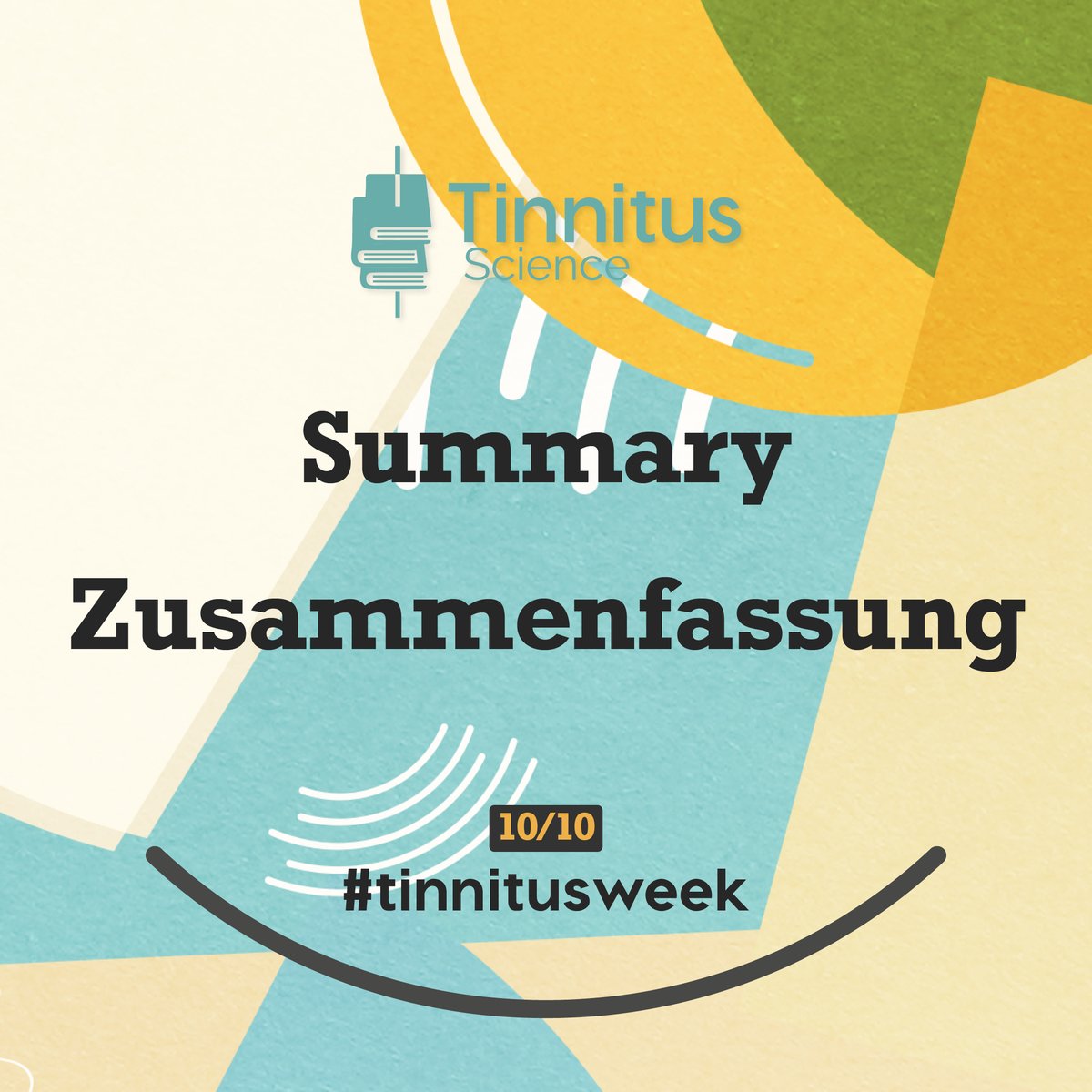 #TinnitusWeek Feb 6-10 ++ Clip 10/10
🇩🇪Zusammenfassung youtu.be/l1xT4YFKEog
🇬🇧Summary youtu.be/6GHwG8v_p0U
#Tinnitus #TinnitusTipps tinnitus-science.de 
<a href="/uk_tinnitus/">Tinnitus UK</a> <a href="/Tinnitus_USA/">American Tinnitus Association</a> <a href="/uniti_project/">UNITI</a> <a href="/TinnitusHub/">Tinnitus Hub</a> <a href="/2023_TRI/">230 j</a> <a href="/TRI_TinnitusRes/">TRI Foundation</a> <a href="/susan_abraham1/">The International Tinnitus Journal</a> <a href="/LenireTinnitus/">Lenire Tinnitus Treatment Device</a>