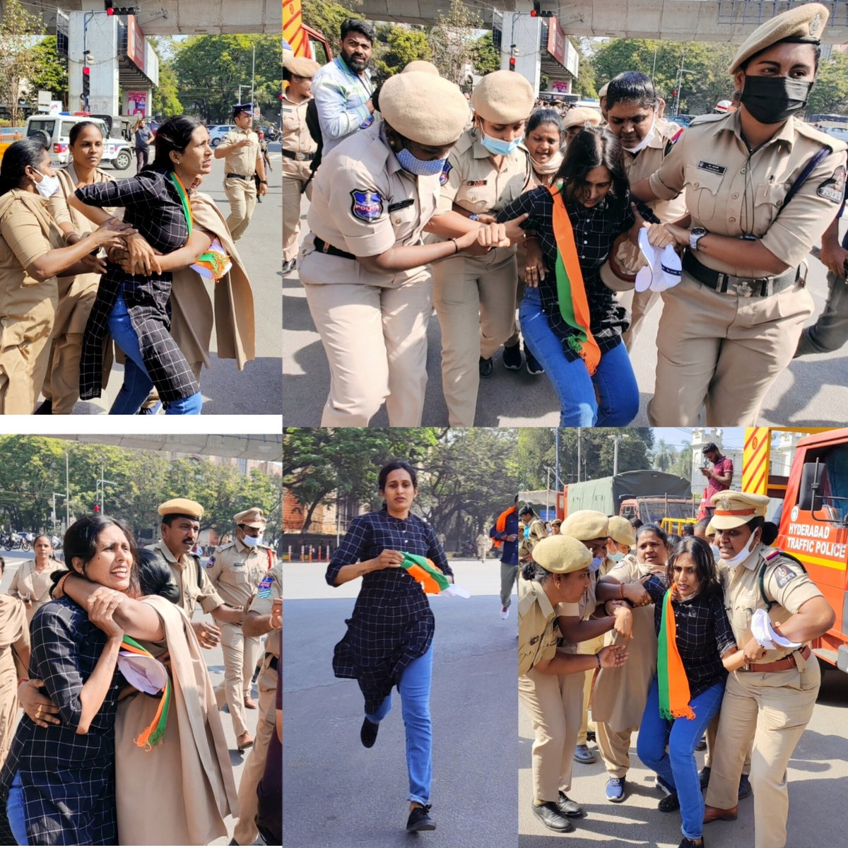akula_srivani's tweet photo. Agitation against BRS government for disregarding GHMC in Budget

@sunilbansalbjp @blsanthosh @tarunchughbjp @MenonArvindBJP @bandisanjay_bjp @kishanreddybjp @drlaxmanbjp https://t.co/Sc5DUwGU7i