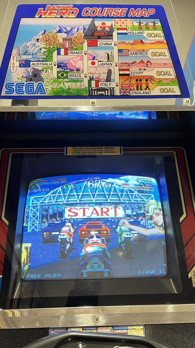 sean_tagg's tweet photo. Had a few games on SEGA’s motorcycle history tonight using the excellent #smartypi board. The music from Super Hang On had to be turned up! I think it’s one of my favourite Sega soundtracks. #sega #hangon #superhangon #racinghero #enduroracer @martinlawes https://t.co/6ThSvatSC5