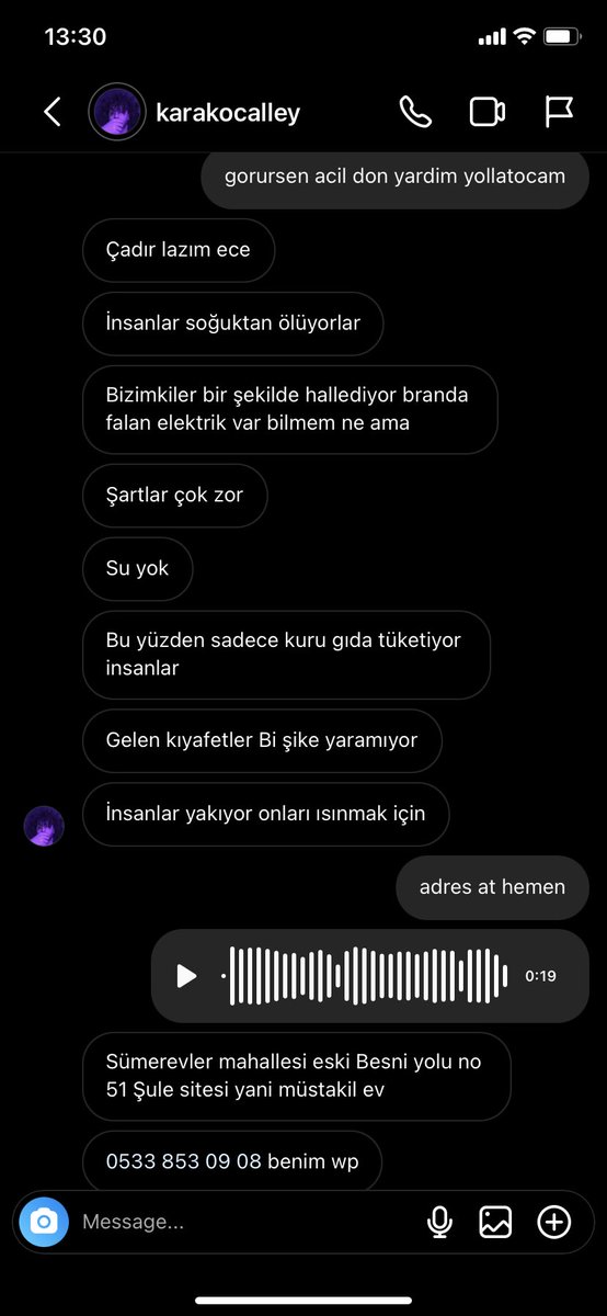 eceartunn's tweet photo. ÇADIR, BATTANİYE, SOBA yardımı lazım!! İnsanlar soğuktan ölüyor
Sümer evler mahallesi eski Besni yolu no:51 Şule sitesi yani müstakil ev Adıyaman/Merkez #depremadıyaman 
ALİ KARAKOÇ: 05338530908/0536 8276746 @BabalaTv @OguzhanUgur @haluklevent @danlabilic @HazalKaya110 https://t.co/3SFW0Dfd8R