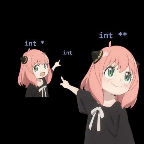 w3th4nds's tweet image. Pointers are scary and difficult. Also pointers: