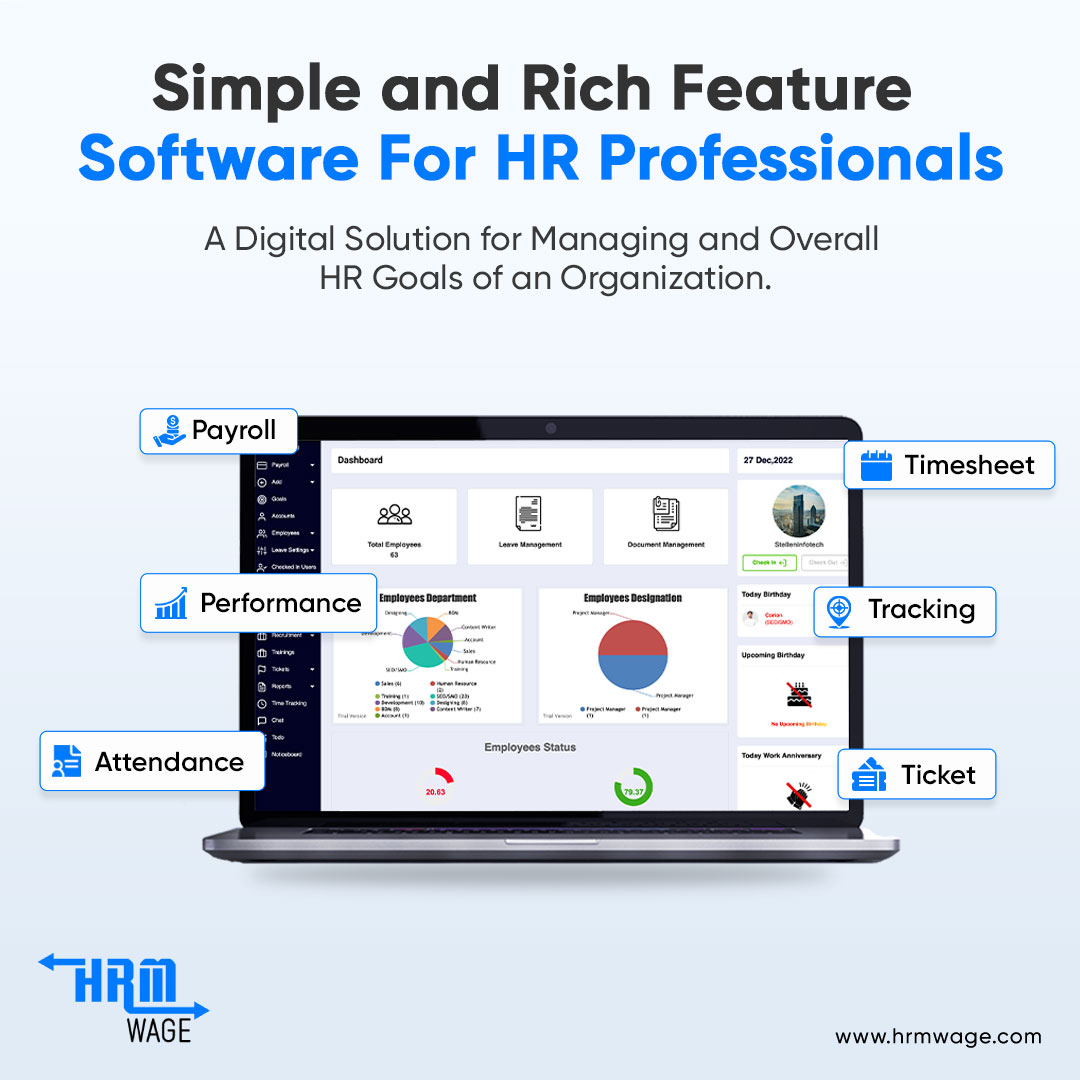 HrmWage's tweet photo. HRMWage is a cloud-based Human Resources Management System which is designed to manage onboarding, offboarding, payroll, attendance and time tracking processes in an organization.

Get started today! 👉https://t.co/YNjTLeC5A8

#HRMsoftware #hrsolutions #HR #humanresources https://t.co/tGochBU5tz