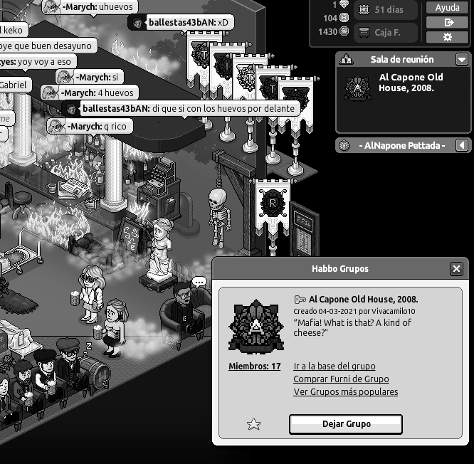 Viernes negro para AlCapone Old House,
Integrantes de Tessaro Brothers Company Ltd. arremeten y terminan incendiando la sede principal e internas de los capone en cuestión de minutos.