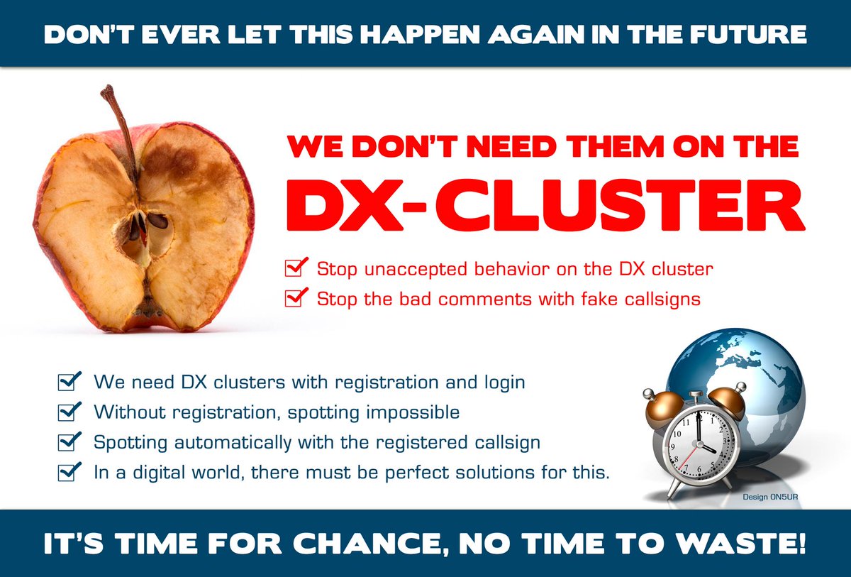 DX_World's tweet image. Unacceptable behaviour on DX Clusters 

dx-world.net/unacceptable-b…