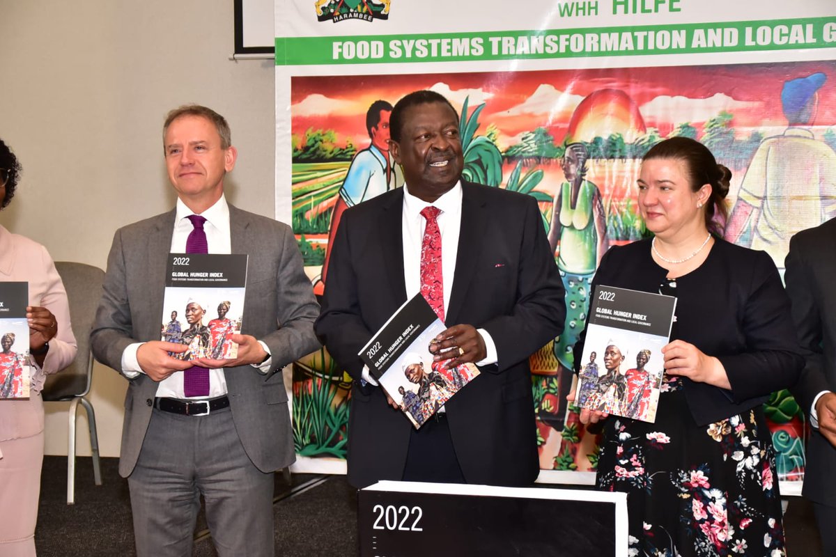 jamesMA_ke's tweet image. H E @MusaliaMudavadi during #GlobalHungerIndex2022