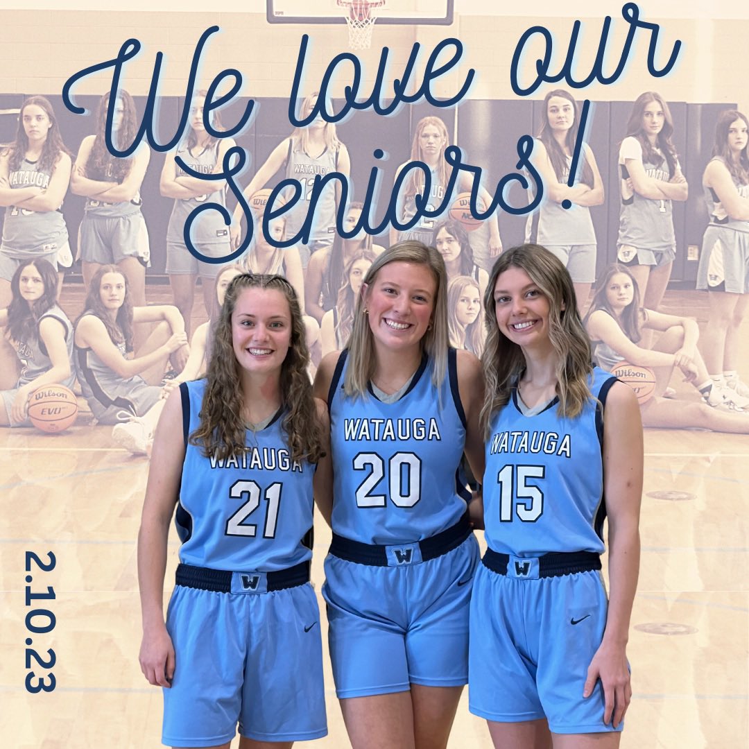WataugaHSWBB's tweet photo. GAMEDAY vs Ashe. Where else would you be tonight???
#seniors
#jvlastgame 
#family 

@wataugaboosters @WataugaPioneers @WataugaDemocrat @charlottepreps @BallHerHoopsCLT https://t.co/ITujXxMm0A