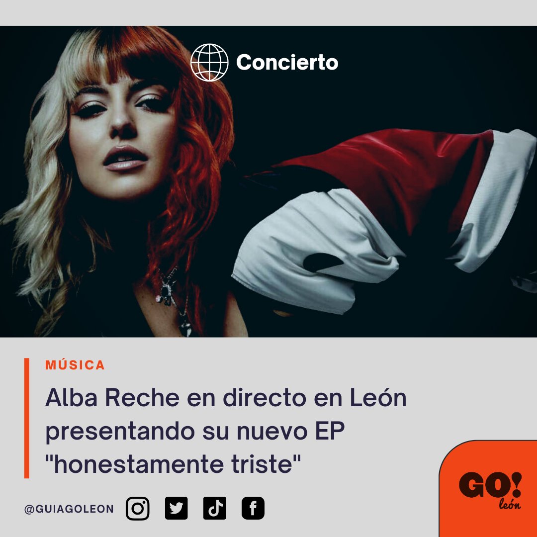 guiagoleon's tweet photo. 🔴 @_albxreche llega esta noche a 🦁 #LeónEsp para presentar #honestamentetriste. Un trabajo donde indaga en el sentimiento de tristeza y lo abraza para diluirlo. Un #EP lleno de cotidianidades y monólogos internos https://t.co/XN6ZUw5gPT https://t.co/Cd6Nbplcey